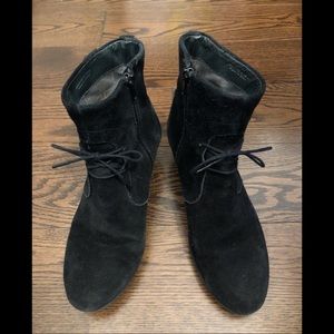 Camper Black Suede Agatha Ankle Boot